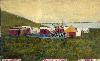 Camp Brooklyn, Santa Cruz, Patagonia, December 16, 1882, Hand-Tinted Photograph