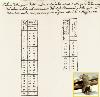 Calibration table for the Marinoni position micrometer by J. Scherer