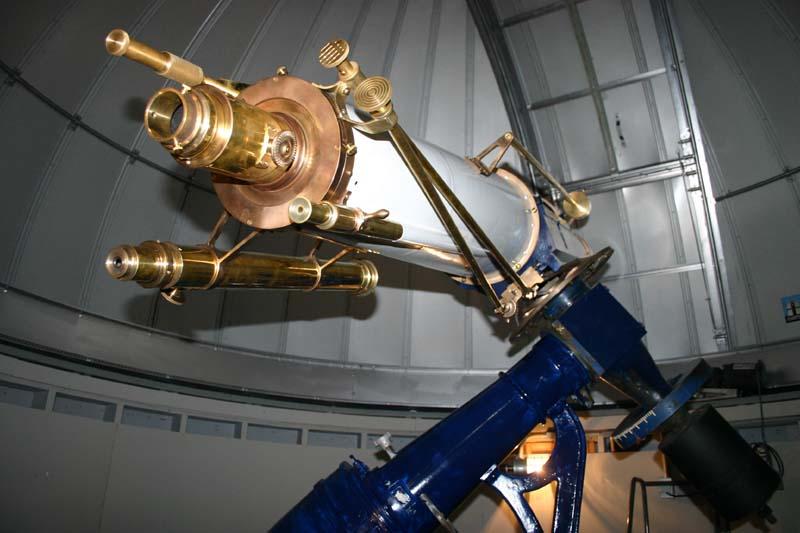 Eight inch refractor made by Grubb and purchased by Yale in 1882 to view transit of Venus